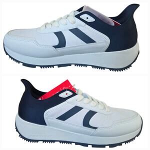Redvanly Challenger Golf Shoes Spikeless NWT sz 9.5 Model S2504 Navy & White